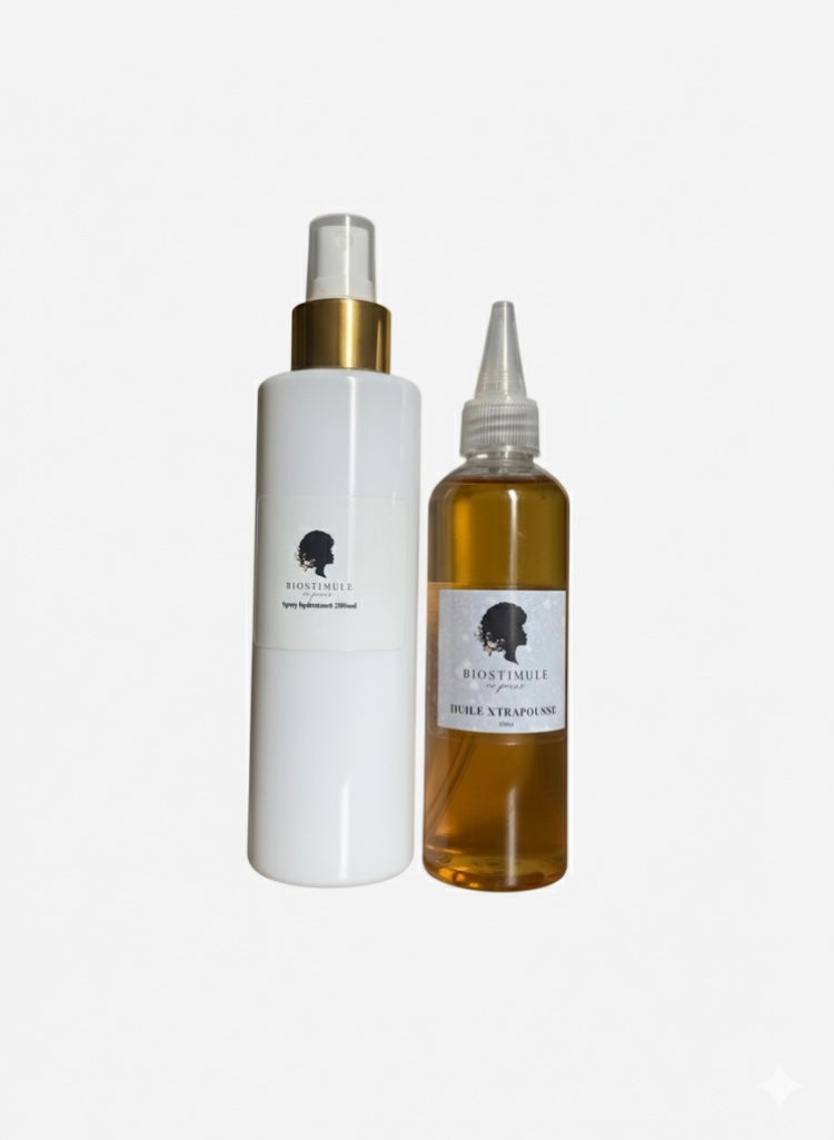 Spray hydratant et Huile xtrapousse