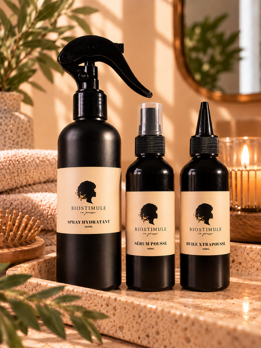 Spray Hydratant, Sérum Pousse et Huile Xtrapousse